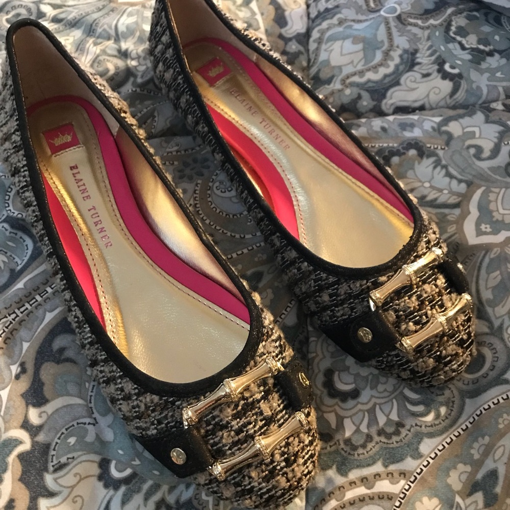 Brand new Elaine Turner ballet flats